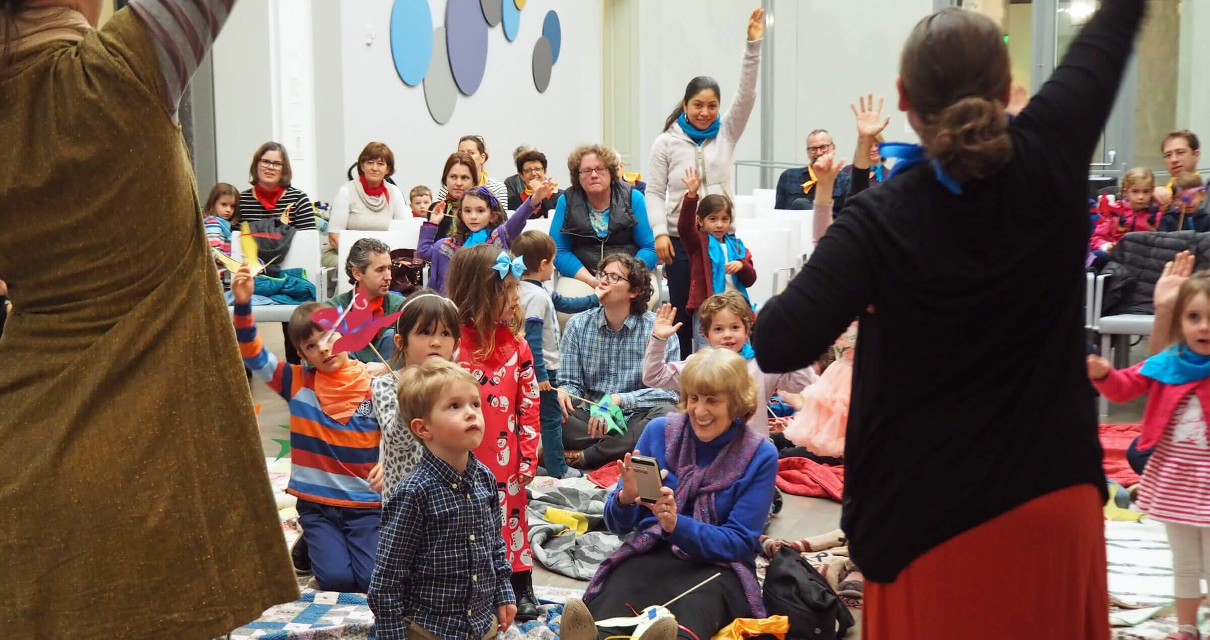 Families at opera workshop