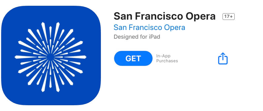 San Francisco Opera iPad app logo